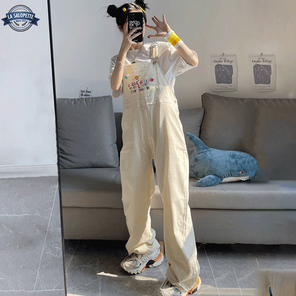 Tuinbroek Vintage Corduroy Harajuku