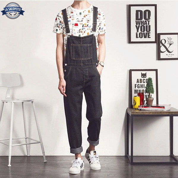 Tuinbroek Jeans Heren Trend Vintage