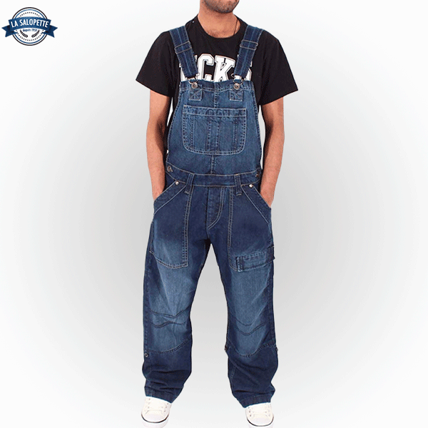 Tuinbroek Jeans Loose Bullet