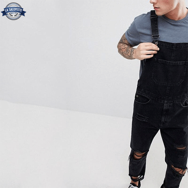 Tuinbroek Jeans Straatstijl Detroit