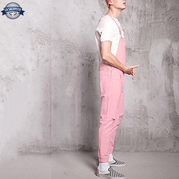 Tuinbroek Jeans Roze Equality™