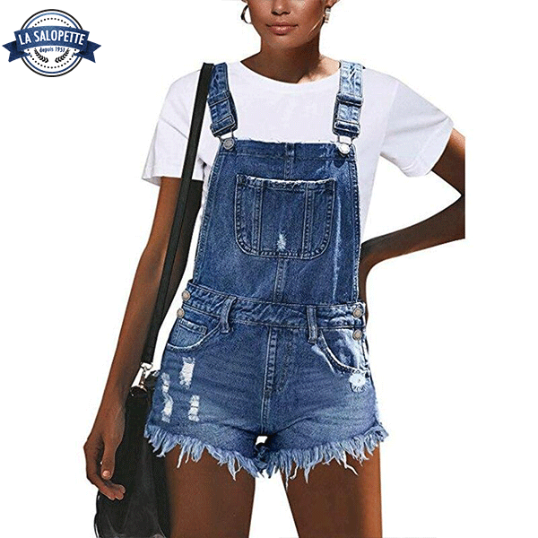 Salopette Short<br> Denim Rio