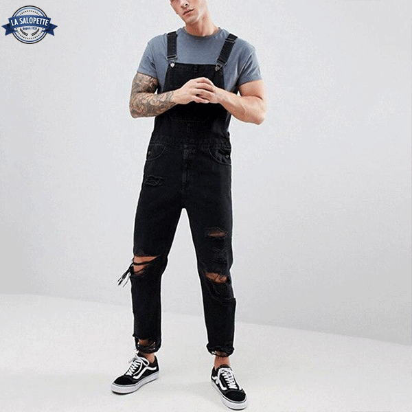 Tuinbroek Jeans Straatstijl Detroit