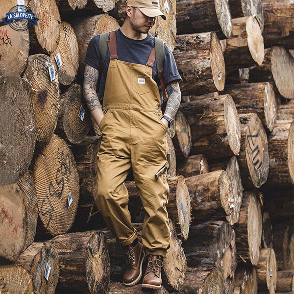 Bruine Werk Tuinbroek Forestière
